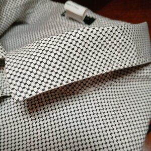 J. CREW Black/White Geometric Button-Down Shirt XS